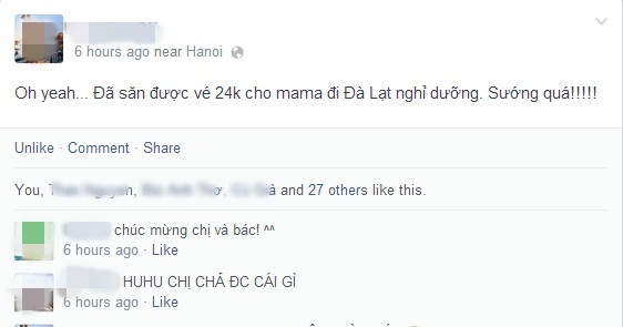 Dân mạng sốt với vé máy bay giá rẻ của VietJet Air